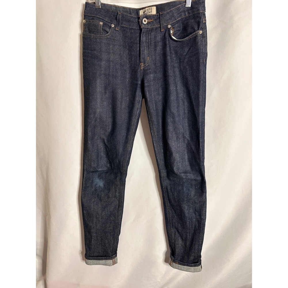 NAKED & FAMOUS Size 29 The Skinny Stretch Selvedge Indigo Blue Denim Jeans - Picture 9 of 9